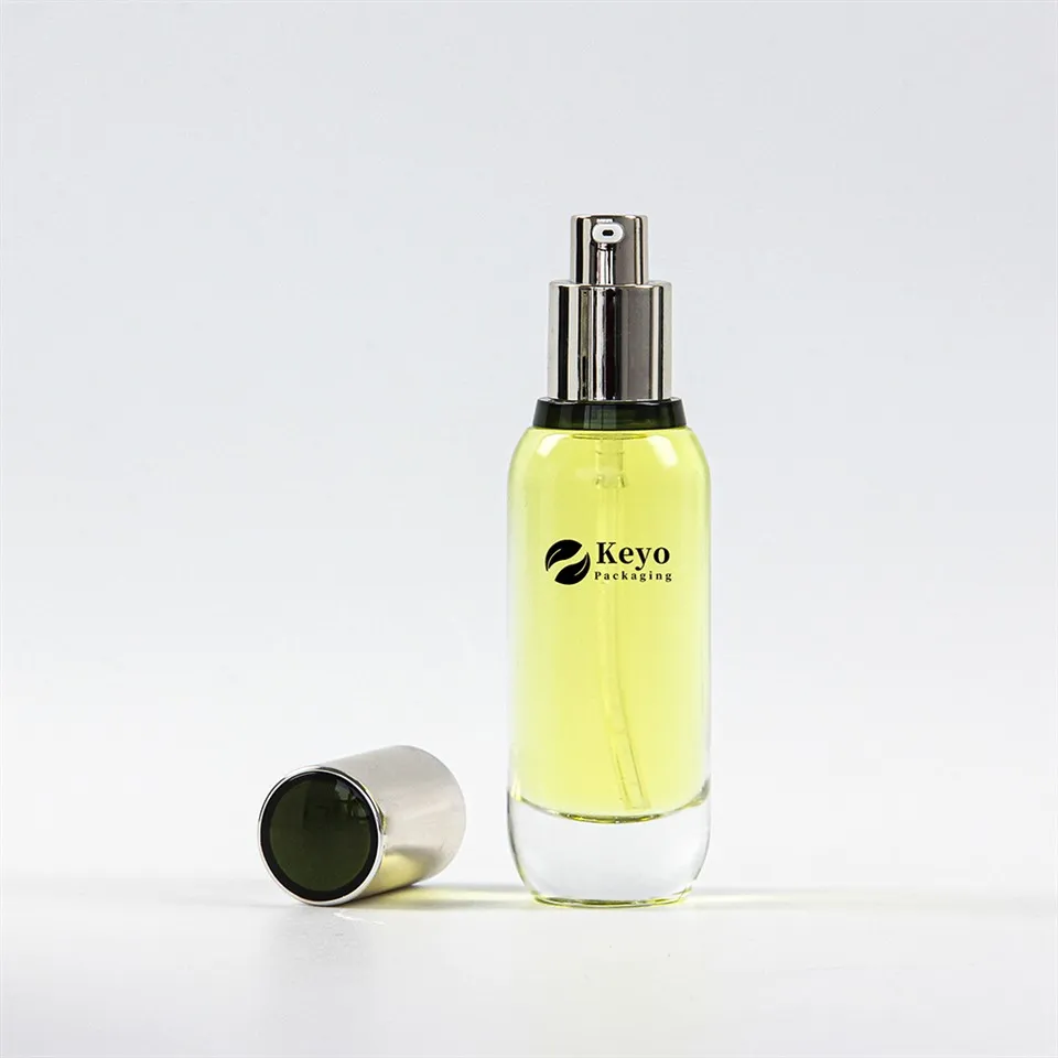 30ml boutèy an vè ak ponp